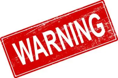 warning